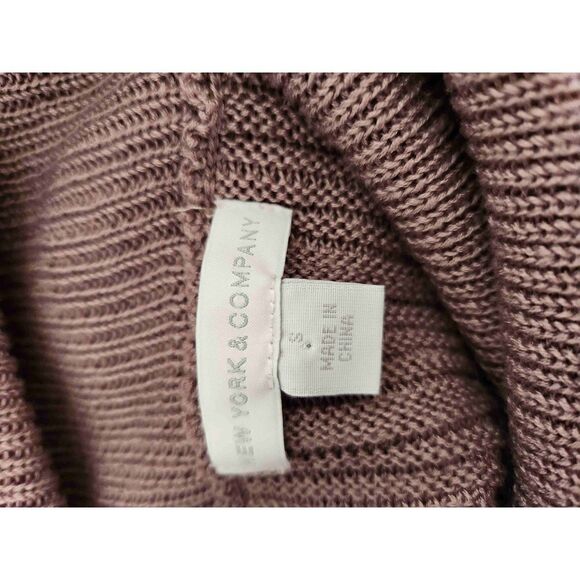 NY & Company women's small tank top knit lightweight pullover brown neutral - Picture 5 of 5